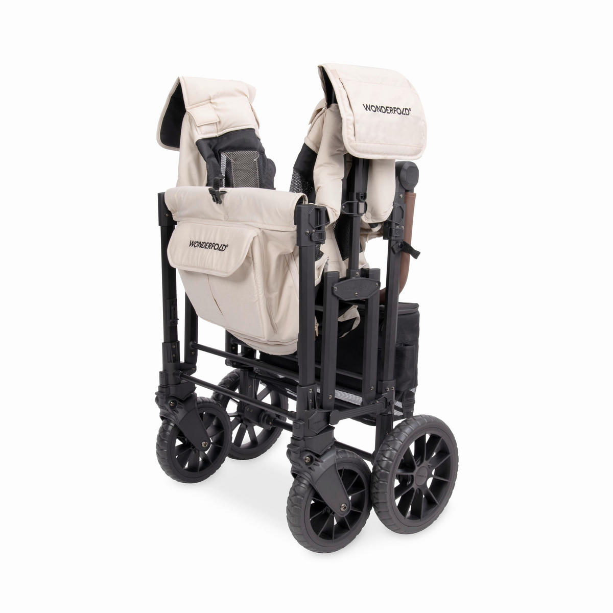 BOLLERWAGEN  W4 Luxe Pro   - Beige/Schwarz, Basics, Kunststoff/Textil (124/74cm) - WONDERFOLD