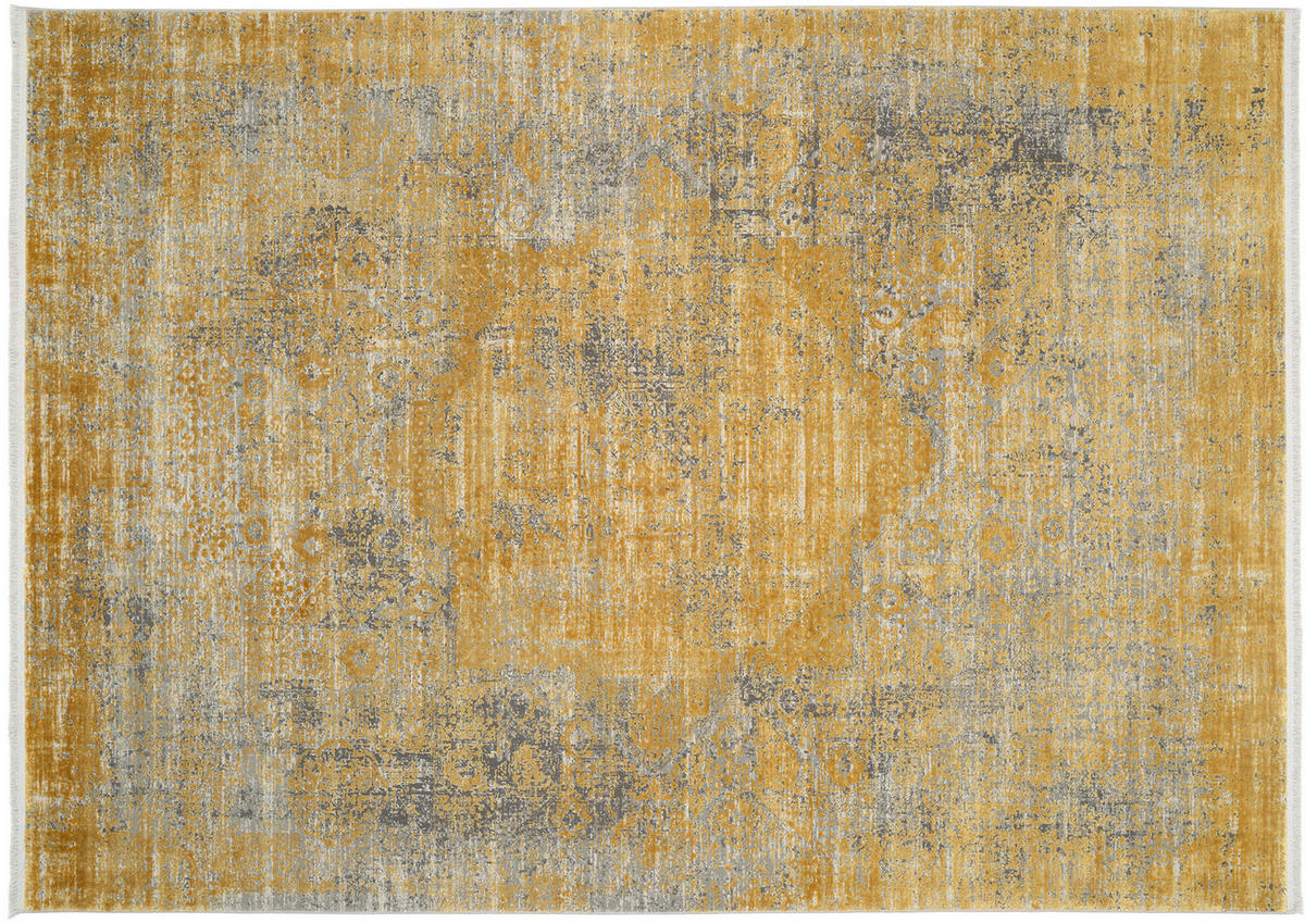 WEBTEPPICH 67/130 cm Tesoro Gelb  - Gelb, Design, Textil (67/130cm) - Dieter Knoll