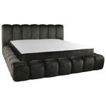 POLSTERBETT Bettkasten Graphitfarben 180/200 cm  - Schwarz/Graphitfarben, Trend, Kunststoff/Textil (180/200cm) - Esposa