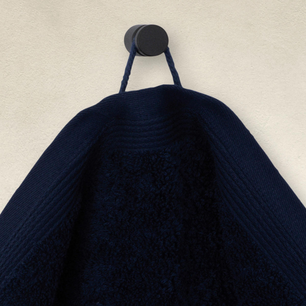 HANDTUCH Superwuschel Dunkelblau  - Dunkelblau, Basics, Textil (60/110cm) - Moeve