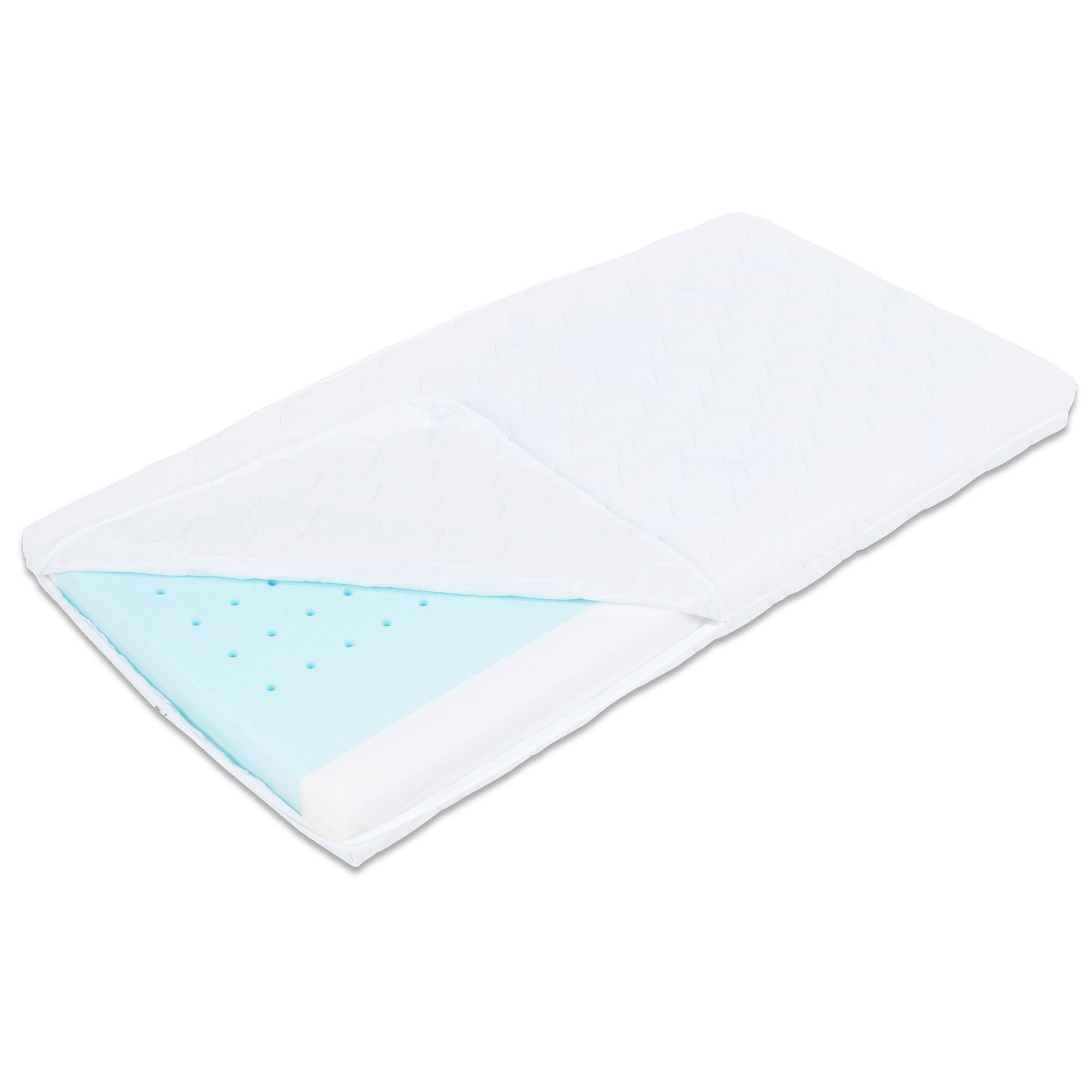 KINDERMATRATZE babybay 140/70 cm Höhe ca. 10 cm  - Weiß, Basics, Textil (140/70cm) - Babybay