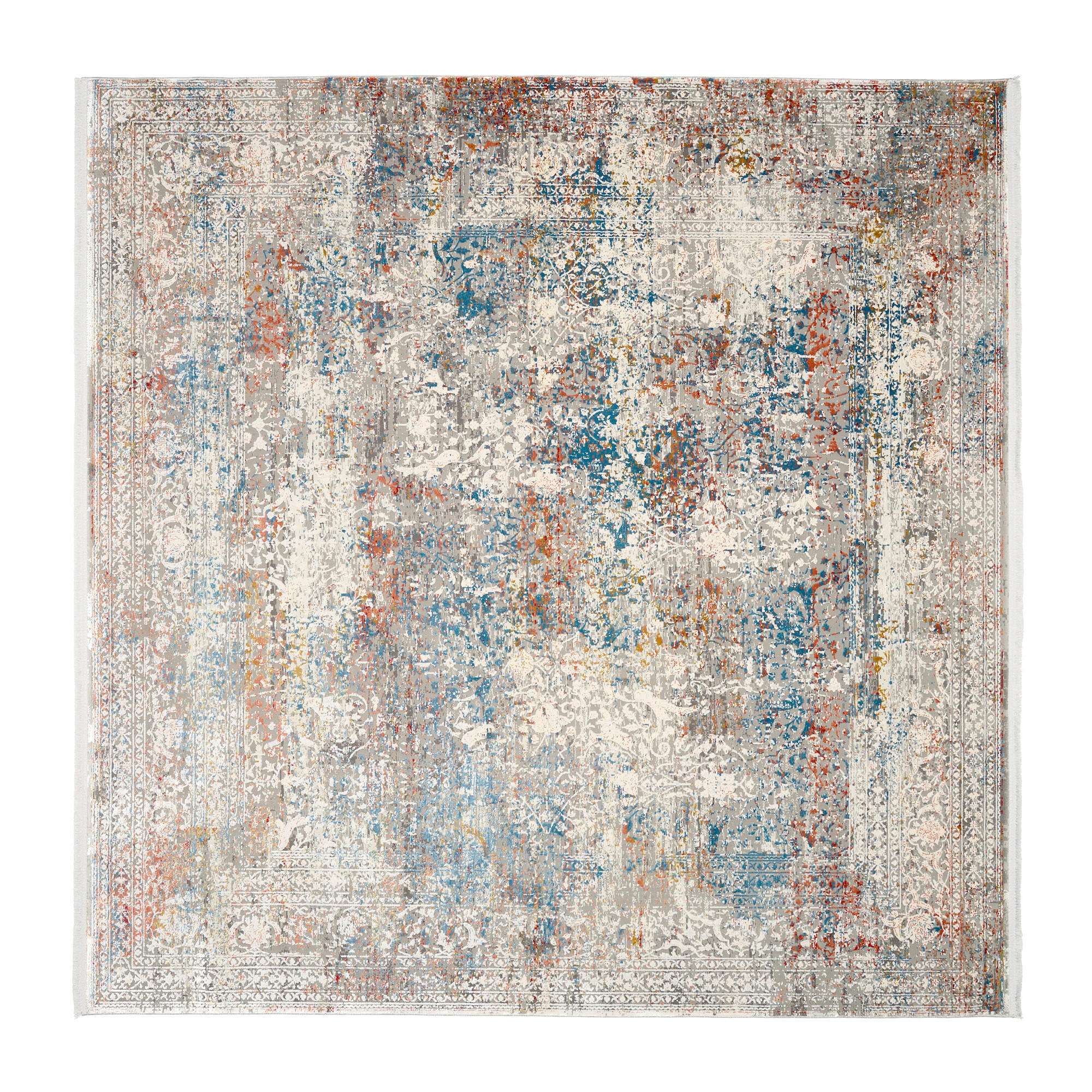 Dieter Knoll Vintage-Teppich Avignon Mehrfarbig 200x200 cm
