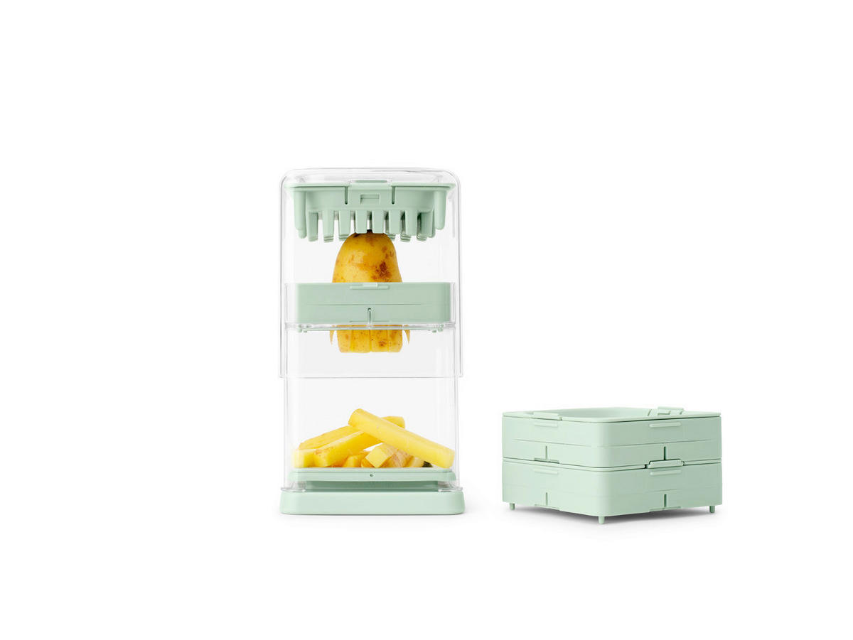 REZALNIK ZELENJAVE  Tasty + 11,1/11,1/15,1 cm            - žadasto zelena, Basics, kovina/umetna masa (11,1/11,1/15,1cm) - Brabantia