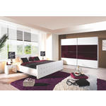 SCHWEBETÜRENSCHRANK 2-türig Braun, Wengefarben  - Wengefarben/Alufarben, Glas/Holzwerkstoff (181/229/63cm) - Xora