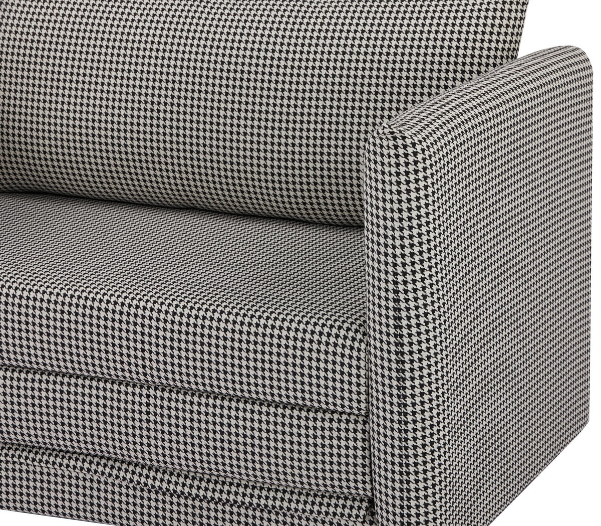 ROZKLÁDACÍ POHOVKA, textil, černá, bílá - bílá/černá, Moderní, textil/plast (119/79/76cm) - MID.YOU