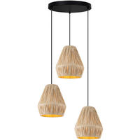 HÄNGELEUCHTE 42/120 cm   - Schwarz, Design, Papier/Metall (42/120cm) - Collet's Monde