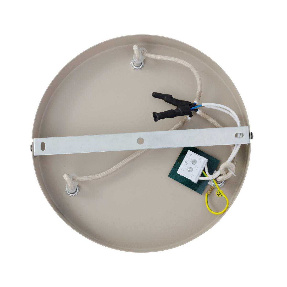 HÄNGELEUCHTE 34/120 cm  - Beige, Trend, Kunststoff/Textil (34/120cm) - Novel