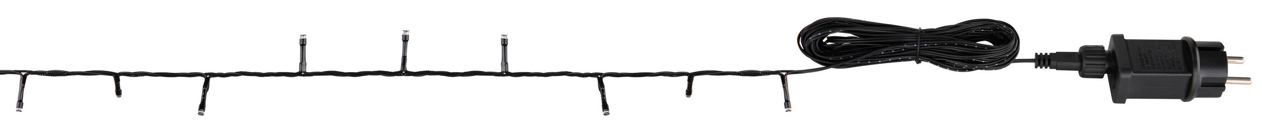 LICHTERKETTE 300 cm  - Klar/Schwarz, Basics, Kunststoff/Metall (300cm) - Globo