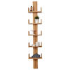 NÁSTĚNNÝ REGÁL, buk, přírodní barvy, 35/180/17 cm - přírodní barvy, Moderní, dřevo (35/180/17cm) - MID.YOU