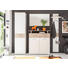 GARDEROBE - Eichefarben/Weiß, KONVENTIONELL, Glas/Holzwerkstoff (204/197/38cm) - Carryhome GARDEROBE - Eichefarben/Weiß, KONVENTIONELL, Glas/Holzwerkstoff (204/197/38cm) - Carryhome