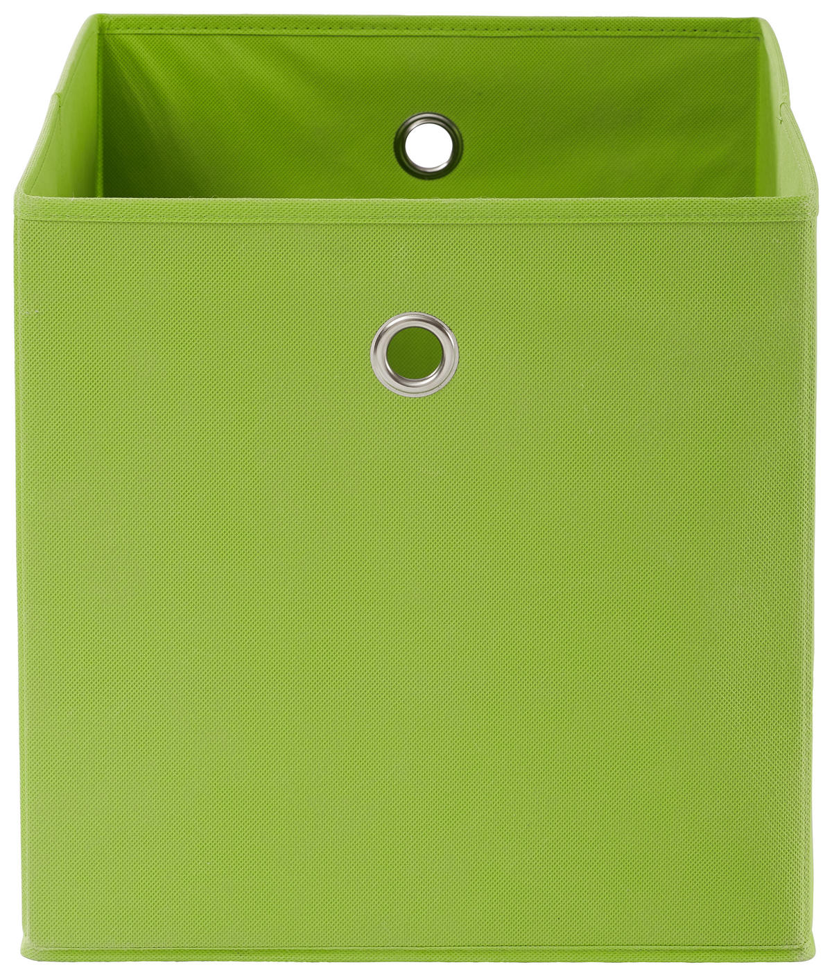 ÖSSZEHAJTHATÓ DOBOZ   - ezüst/zöld, Design, karton/textil (32/32/32cm) - Carryhome