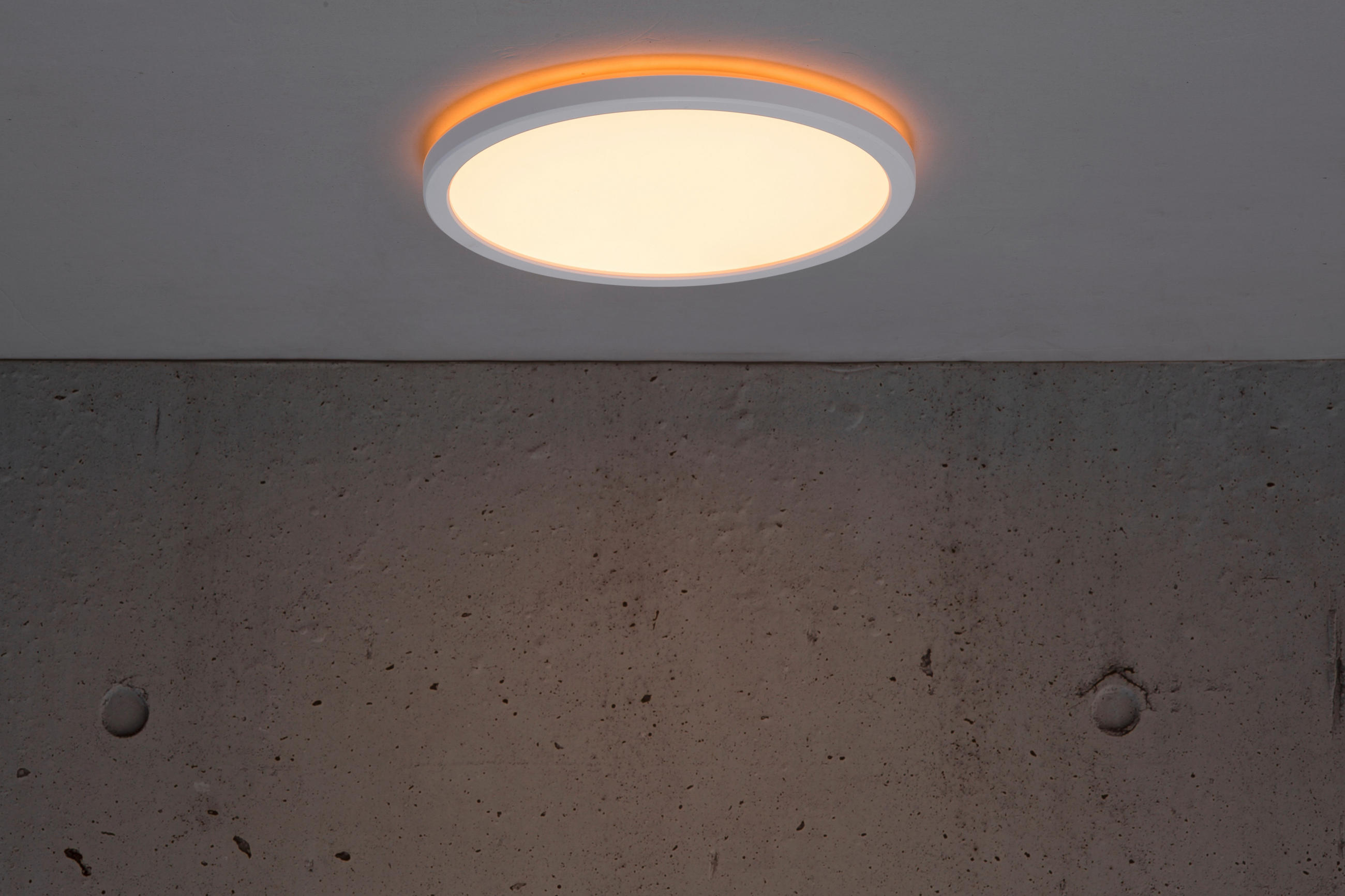 DECKENLEUCHTE Oja 24,4/2,3 cm   - Weiß, KONVENTIONELL, Kunststoff (24,4/2,3cm) - Nordlux