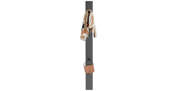 GARDEROBENPANEEL  in 14/170/5 cm  - Grau, Design, Holzwerkstoff (14/170/5cm) - Dieter Knoll