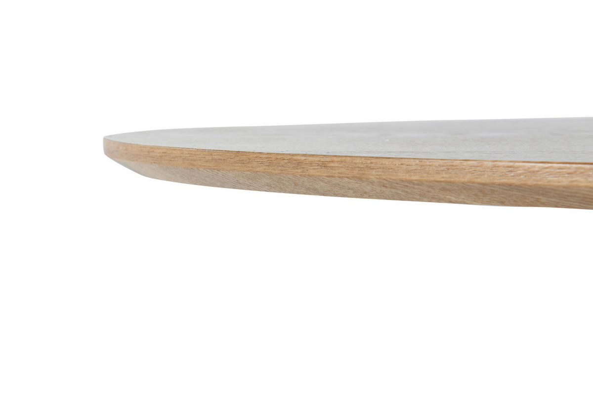COUCHTISCH Eiche furniert oval Eichefarben  - Eichefarben, Design, Holz/Holzwerkstoff (110/40/60cm) - MID.YOU
