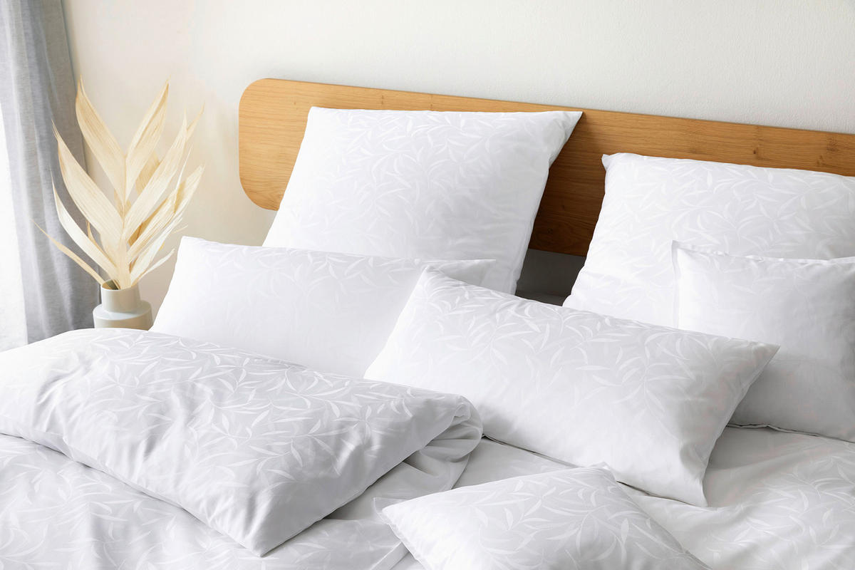 POSTELJINA 140/200 cm   - bijela, Konvencionalno, tekstil (140/200cm) - Elegante