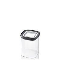 VORRATSDOSE PANTRY 0,9 L  - Edelstahlfarben/Transparent, Basics, Glas/Kunststoff (11/11/13,5cm) - Gefu