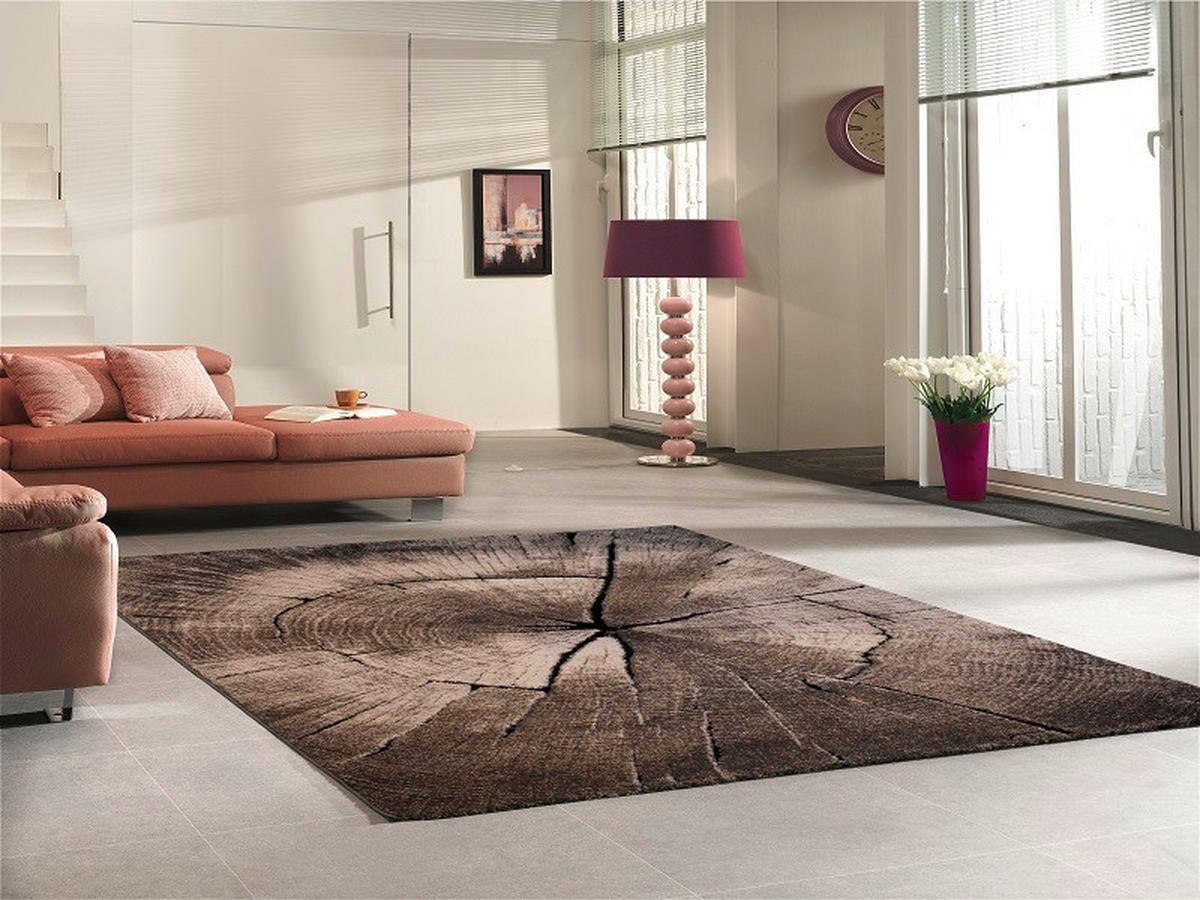 WEBTEPPICH 200/290 cm Ibiza Graubraun  - Graubraun, KONVENTIONELL, Textil (200/290cm)