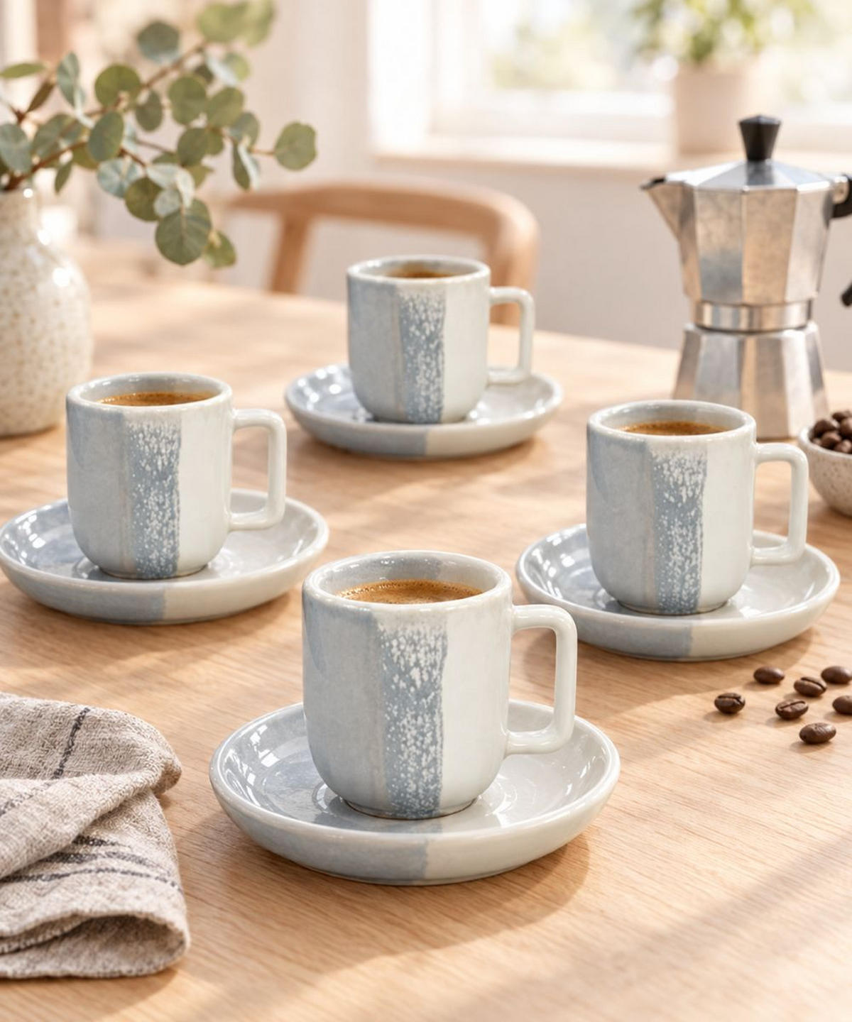 UNTERTASSENSET  - Trend (9,8/1,4cm) - Novel