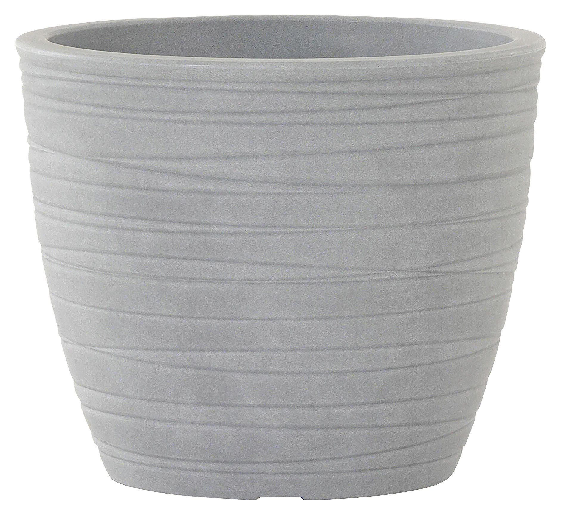 PFLANZENTOPF   - Grau, Basics, Kunststoff (48/42cm) - Siena Garden