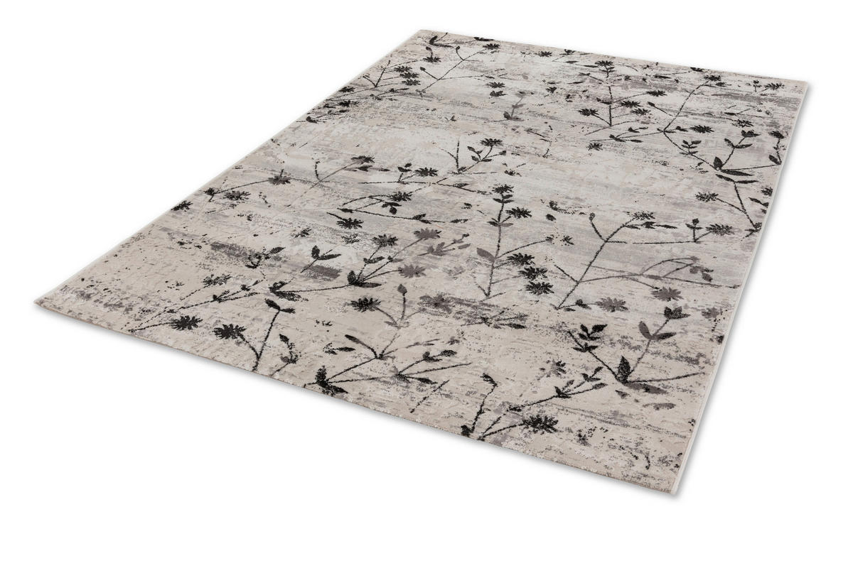 WEBTEPPICH 133/190 cm Antea  - Beige/Schwarz, Design, Textil (133/190cm) - Schöner Wohnen