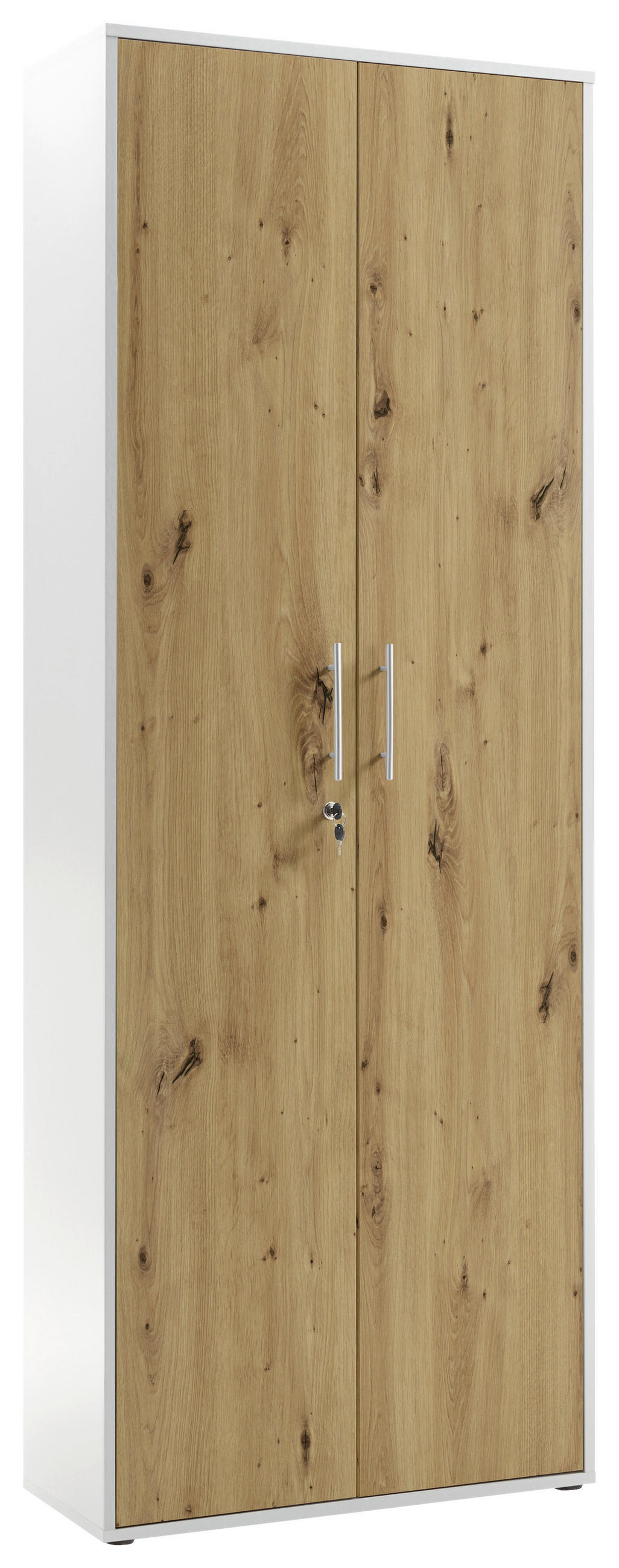AKTENSCHRANK Eiche Artisan  - Eiche Artisan, MODERN, Holzwerkstoff (80/216/35cm) - Carryhome