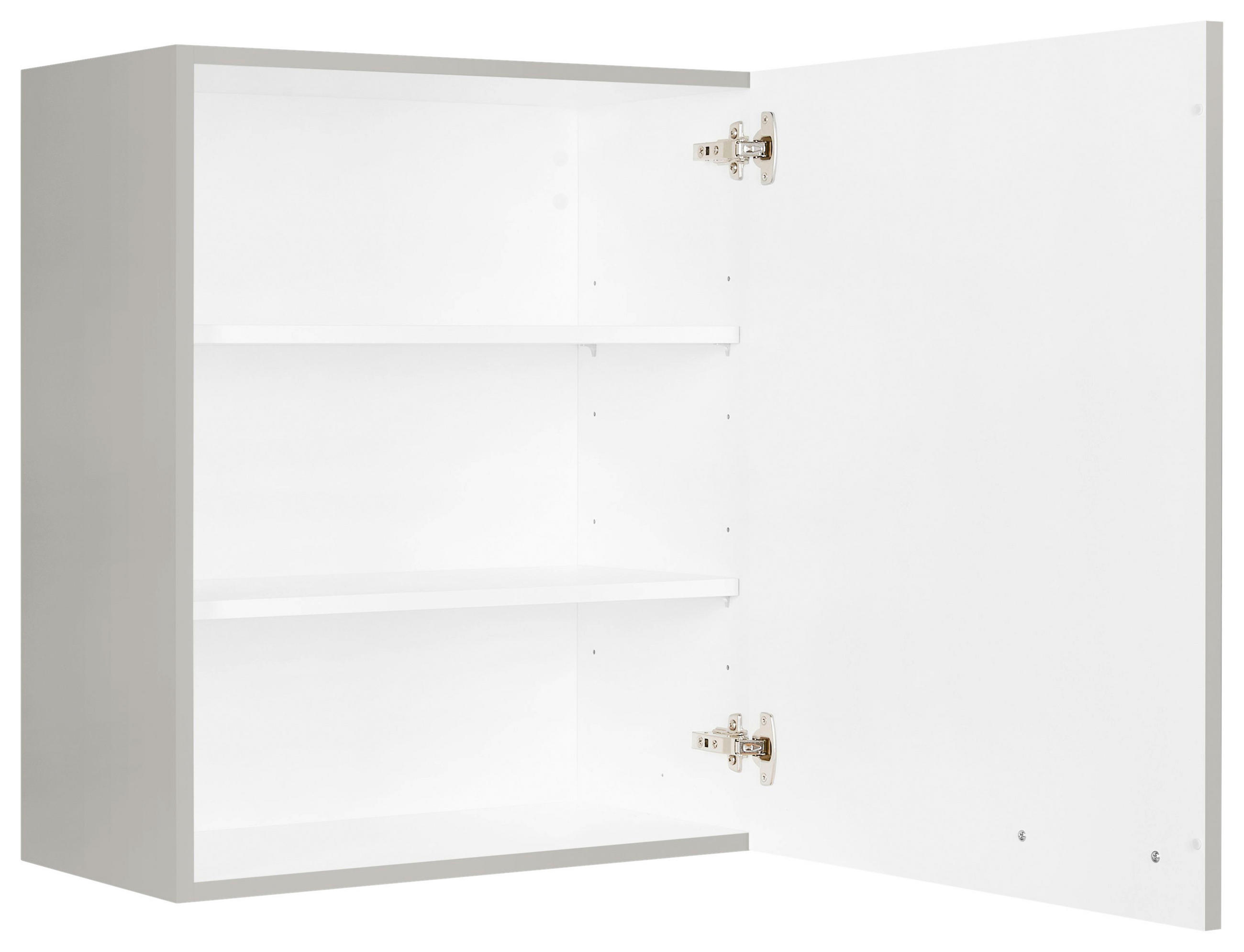 KÜCHENOBERSCHRANK 60/72/35 cm  in Grau  - Edelstahlfarben/Grau, MODERN, Holzwerkstoff (60/72/35cm) - Nobilia