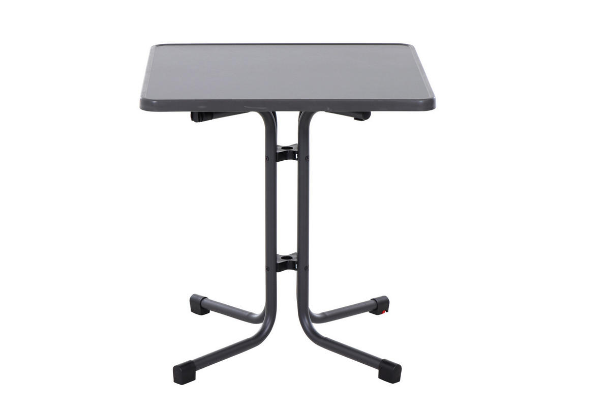 GARTENGARNITUR 3-teilig Stahl  - Anthrazit, Basics, Kunststoff/Metall (70/81/70cm) - Siena Garden