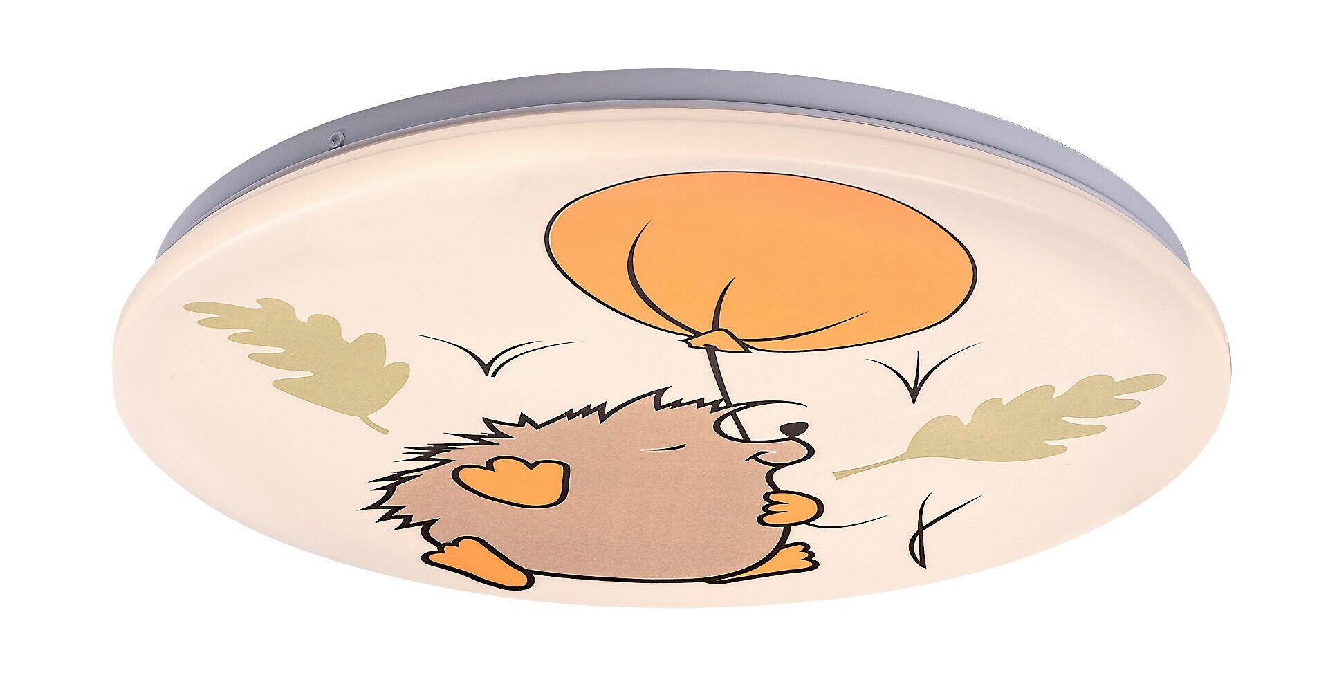 LED DEČJA PLAFONJERA HEDGY  - bela/višebojna, Dizajnerski, metal/plastika (37,5/5,5cm)