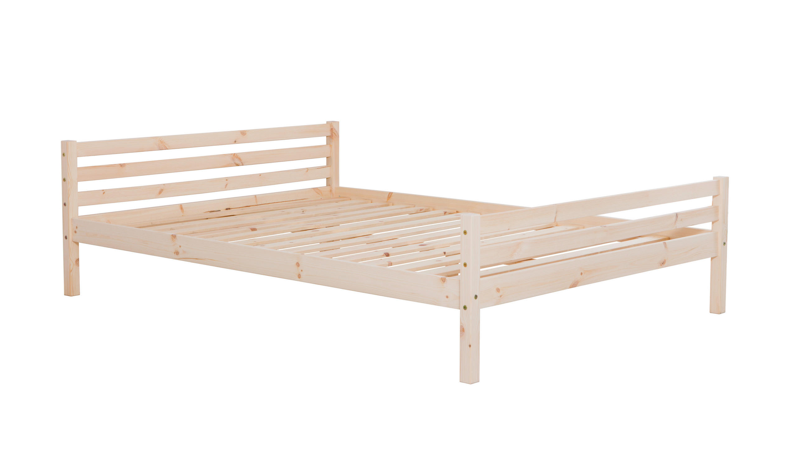 BETT 140/200 cm  in Kieferfarben  - Kieferfarben, KONVENTIONELL, Holz (140/200cm) - MID.YOU