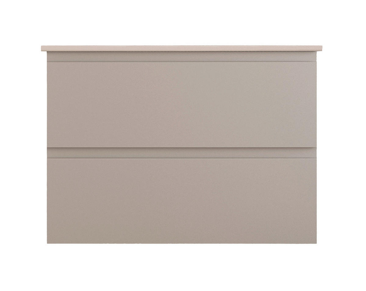 BADEZIMMER  in  - Elfenbein/Dunkelgrau, Trend, Keramik/Holzwerkstoff (100/138/46cm) - Belluti