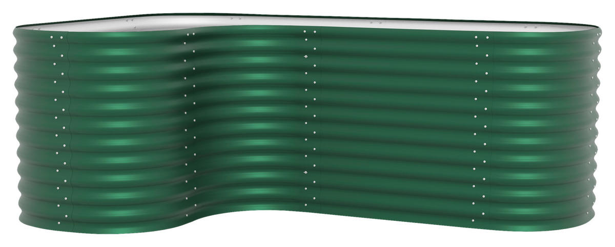 HOCHBEET-ERWEITERUNG 80/85,8/80 cm  - Dunkelgrün, Basics, Metall (80/85,8/80cm)