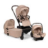 KINDERWAGENSET  MIXX NEXT  BISCOTTI  - Beige/Schwarz, Basics, Kunststoff/Textil (60/110/82cm) - Nuna