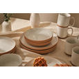 KOMBISERVICE Braun, Weiß Terra Nova 20-teilig 4 Personen  - Braun/Weiß, Trend, Keramik - Novel