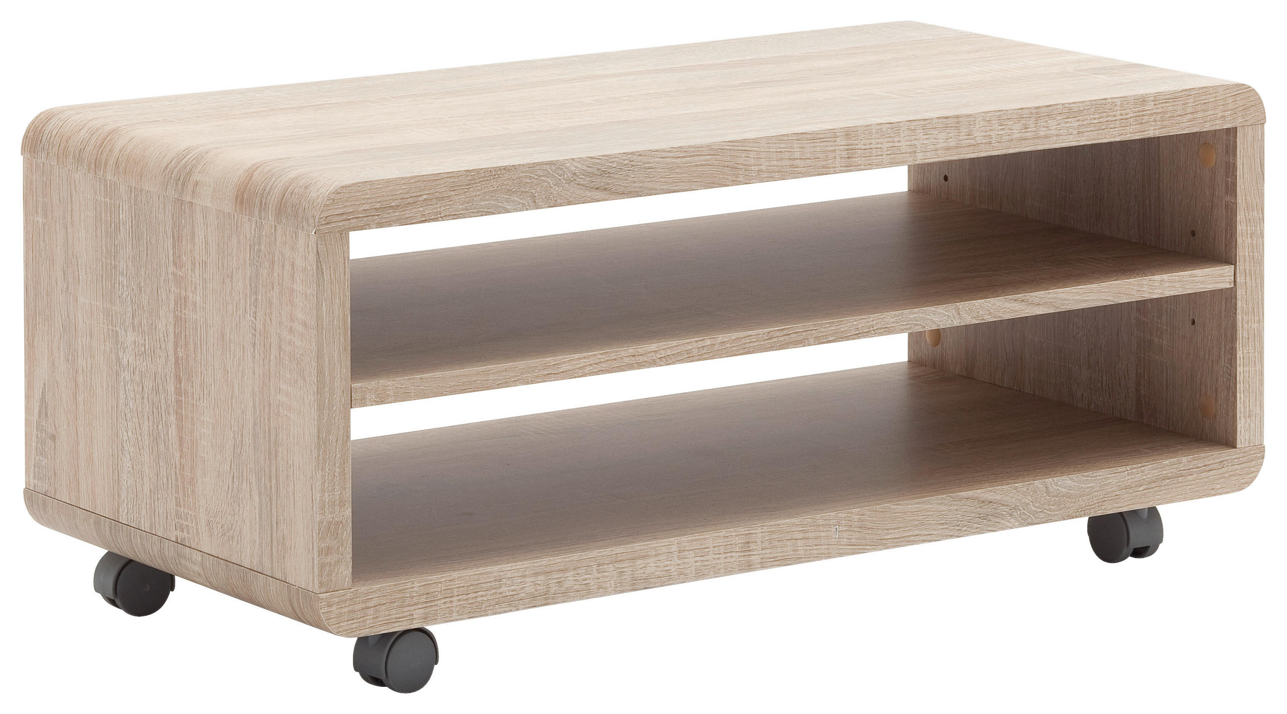 NÍZKÁ KOMODA, barvy dubu, 79/35/39 cm - barvy dubu, Konvenční, kompozitní dřevo (79/35/39cm)
