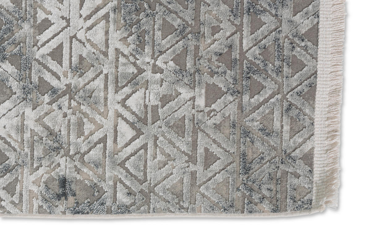 WEBTEPPICH 133/190 cm Vision Anthrazit, Grau  - Anthrazit/Grau, Design, Textil (133/190cm) - Schöner Wohnen