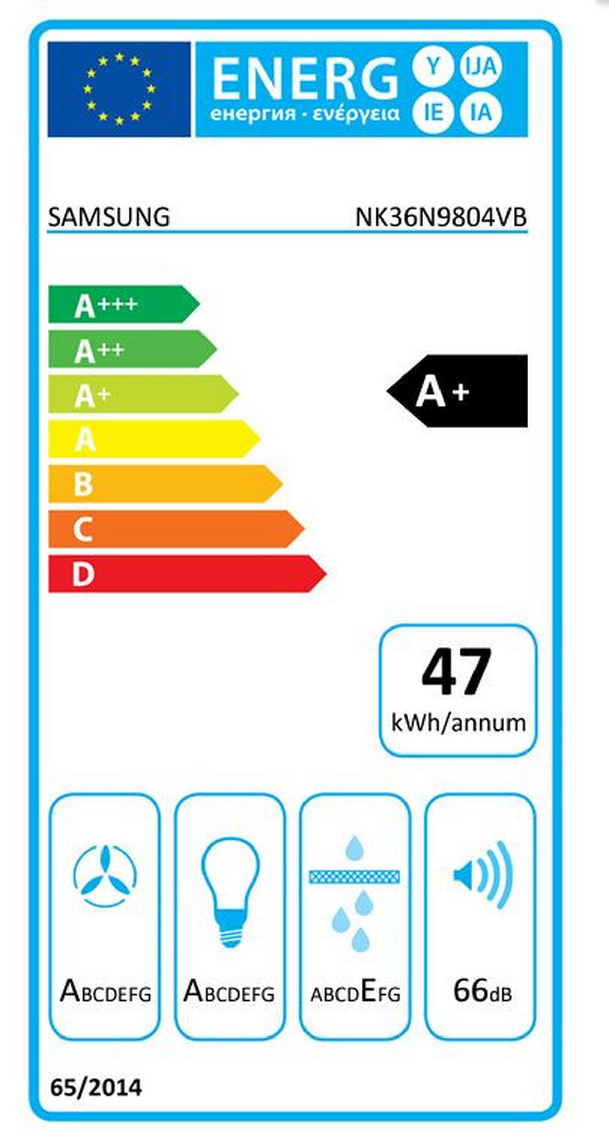 DUNSTABZUGSHAUBE NK36N9804VB/UR  - Schwarz, Basics, Glas/Kunststoff (59,8/105/38,6cm) - Samsung