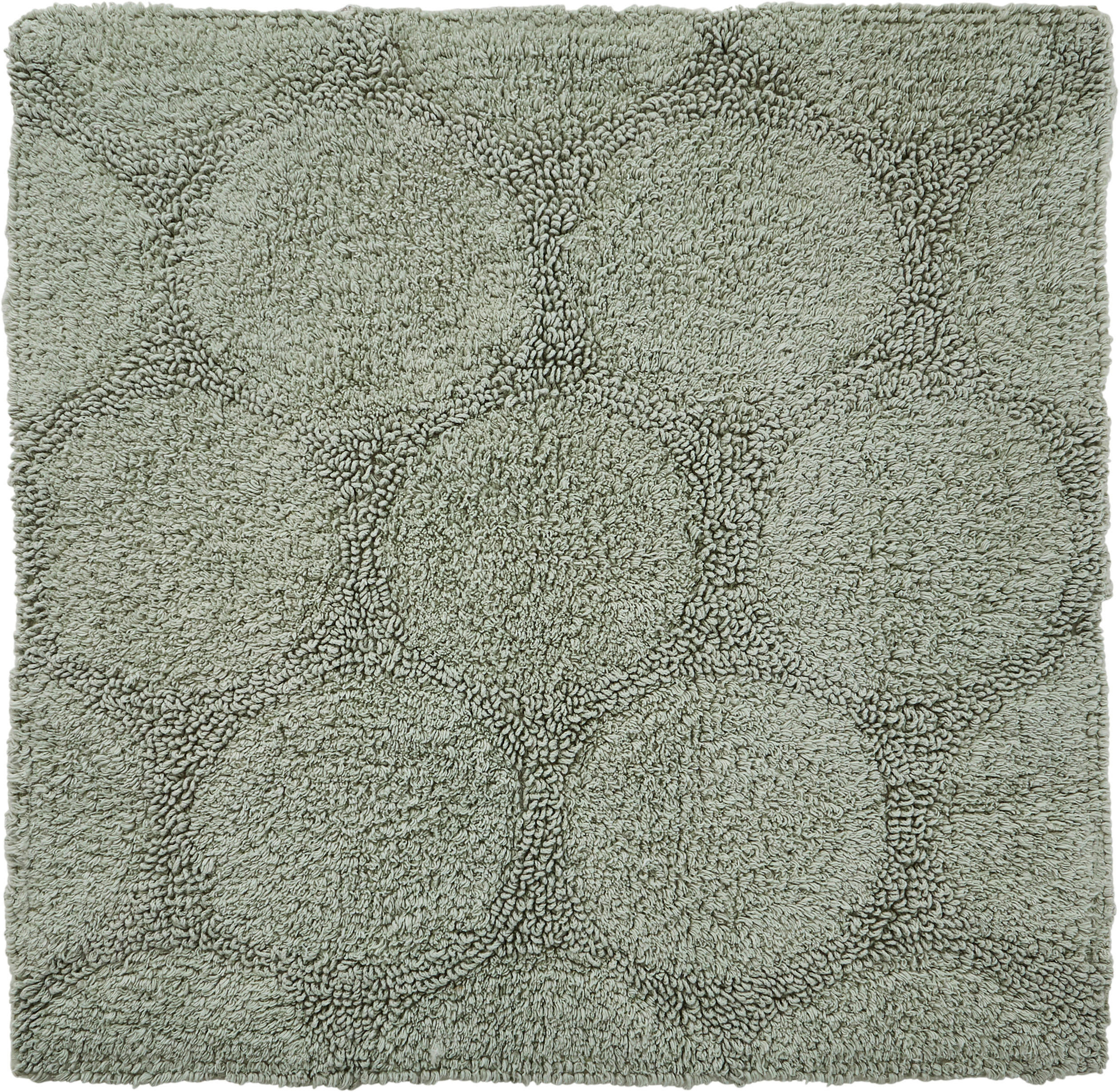 BADEMATTE Grün 60/60 cm  - Grün, Textil (60/60cm) - Novel