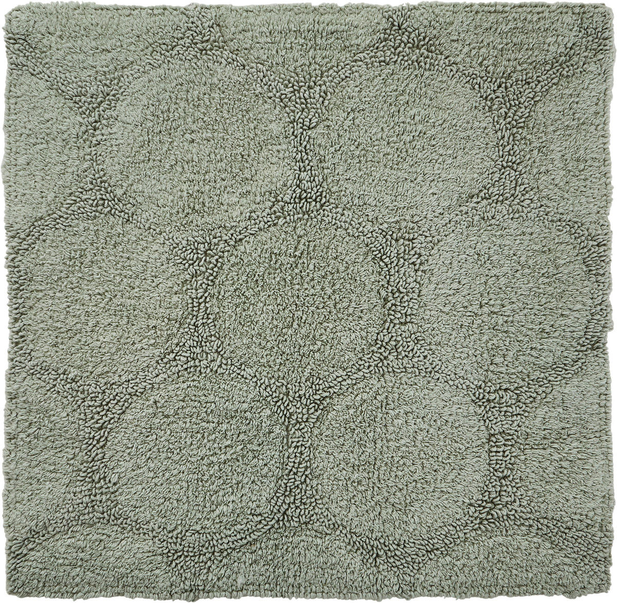 BADEMATTE Grün 60/60 cm  - Grün, Textil (60/60cm) - Novel