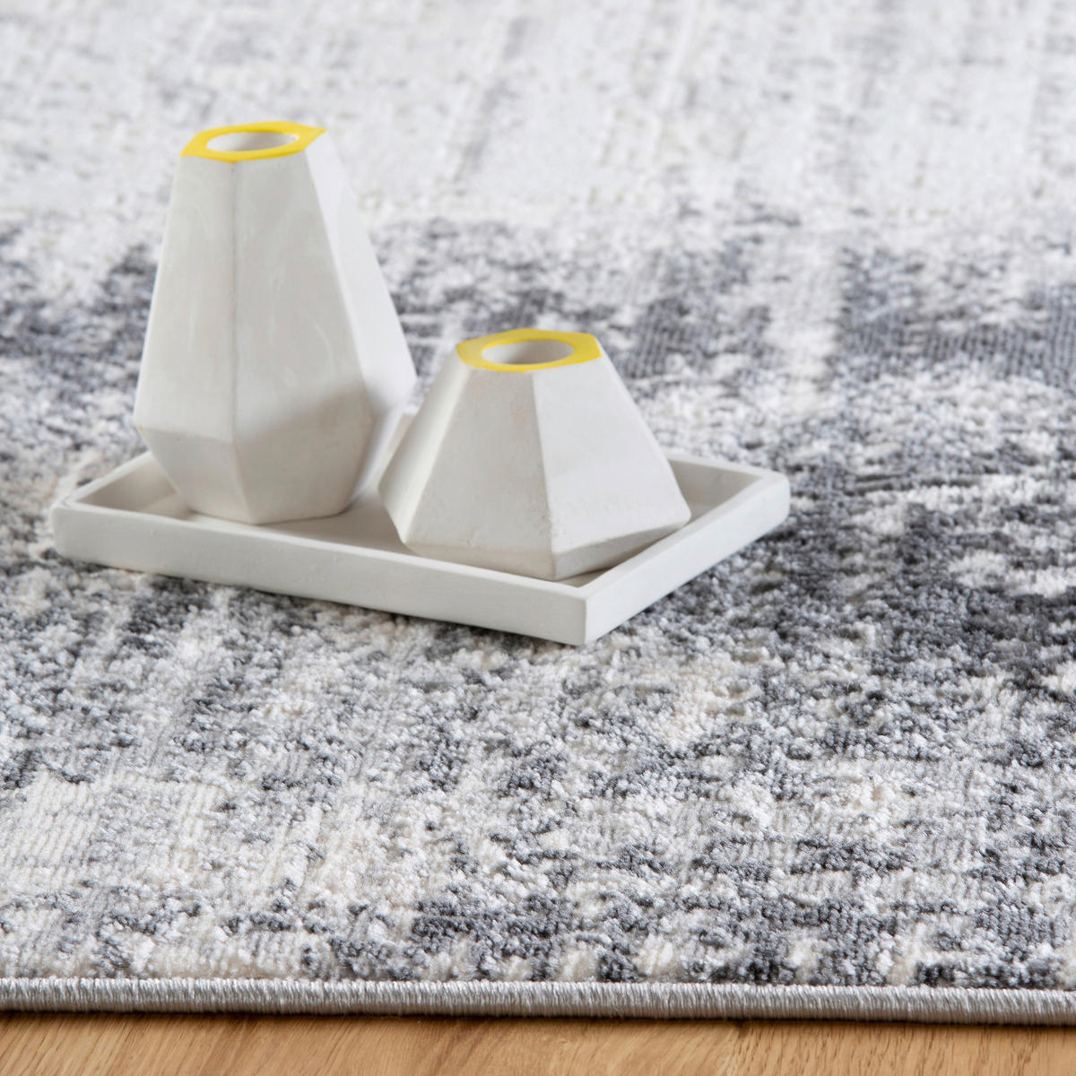 WEBTEPPICH 80/150 cm My Salsa  - Grau, Design, Textil (80/150cm) - Novel
