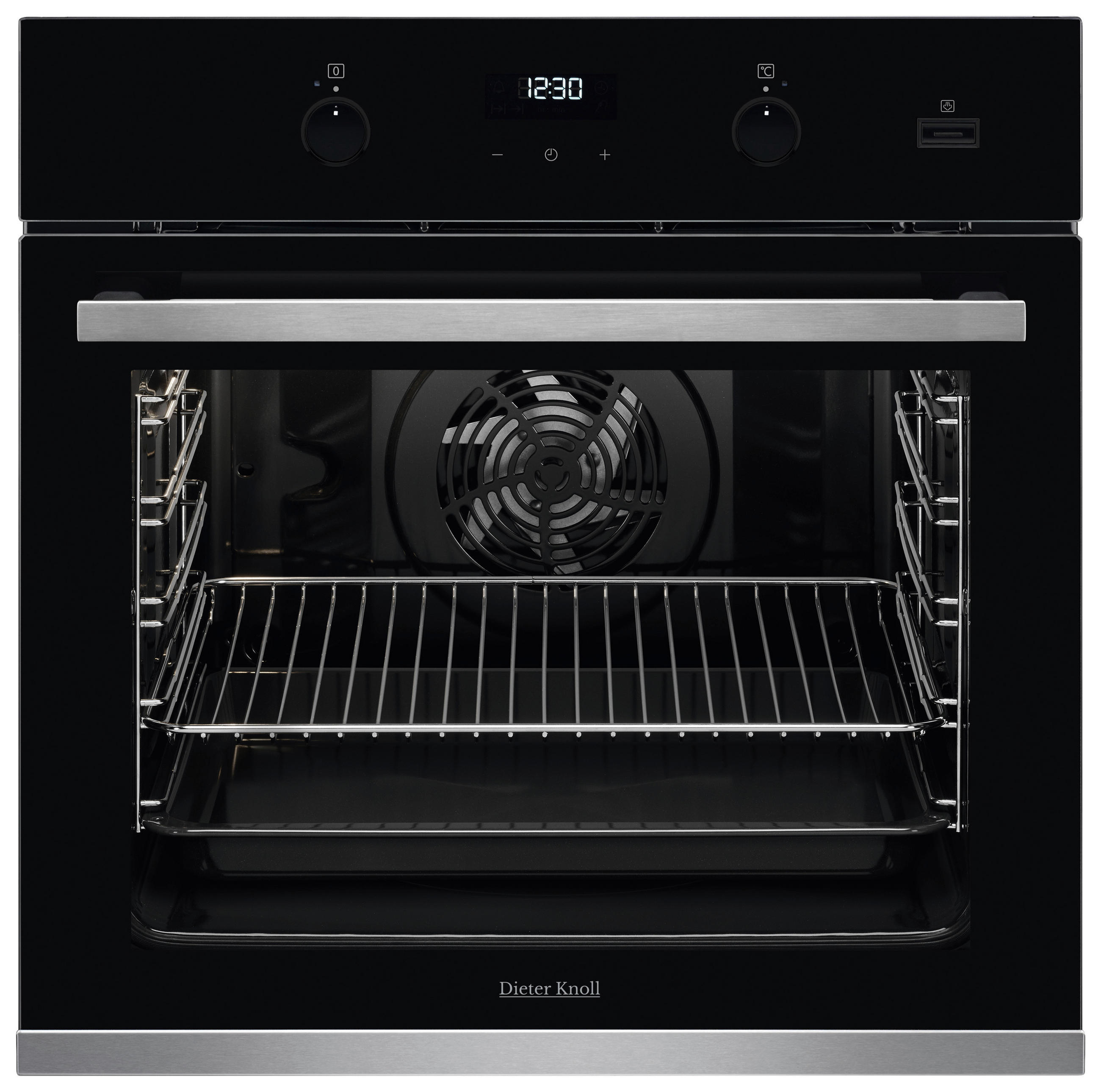 EINBAUBACKOFEN DBK65902XK  - Edelstahlfarben/Schwarz, Basics, Metall (59,4cm) - Dieter Knoll