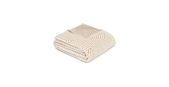 DECKE 150/200 cm  - Beige, Basics, Textil (150/200cm) - Novel