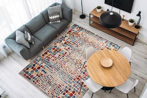 TKANÝ KOBEREC, 80/150 cm, vícebarevná - vícebarevná, Design, textil (80/150cm)