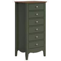 KOMMODE  in 50/110/42 cm  - Dunkelgrün/Dunkelbraun, LIFESTYLE, Holz/Holzwerkstoff (50/110/42cm)