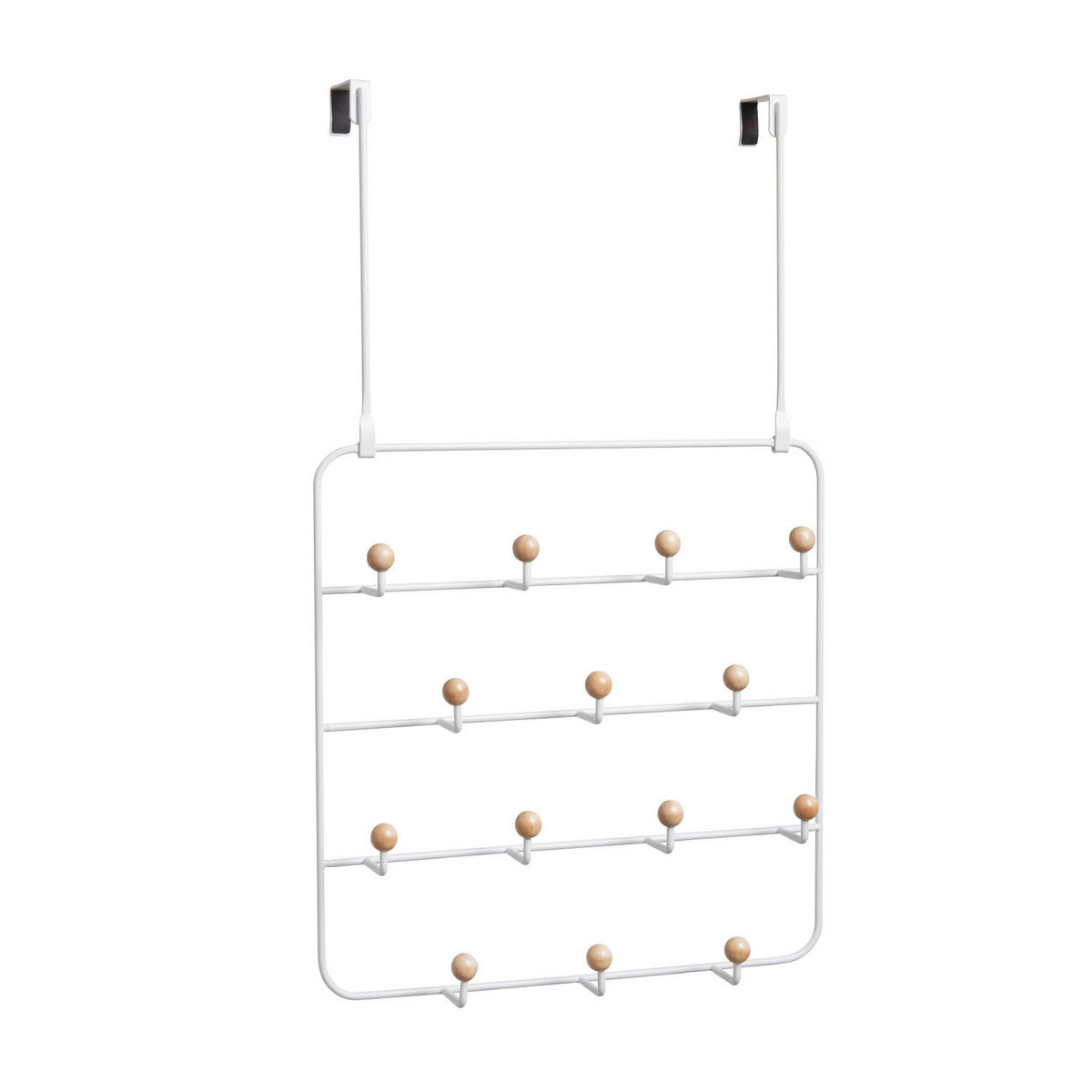 VJEŠALICA ZA VRATA  prirodne boje, bijela  drvo, metal  - bijela/prirodne boje, Basics, drvo/metal (9/60/36cm) - Umbra