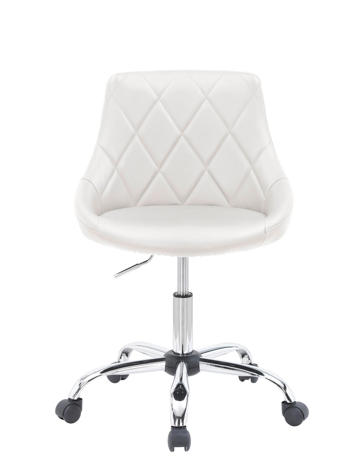 IFJÚSÁGI FORGÓSZÉK - krómszínű/fehér, Konventionell, műanyag/textil (55/78-90/56cm) - Carryhome