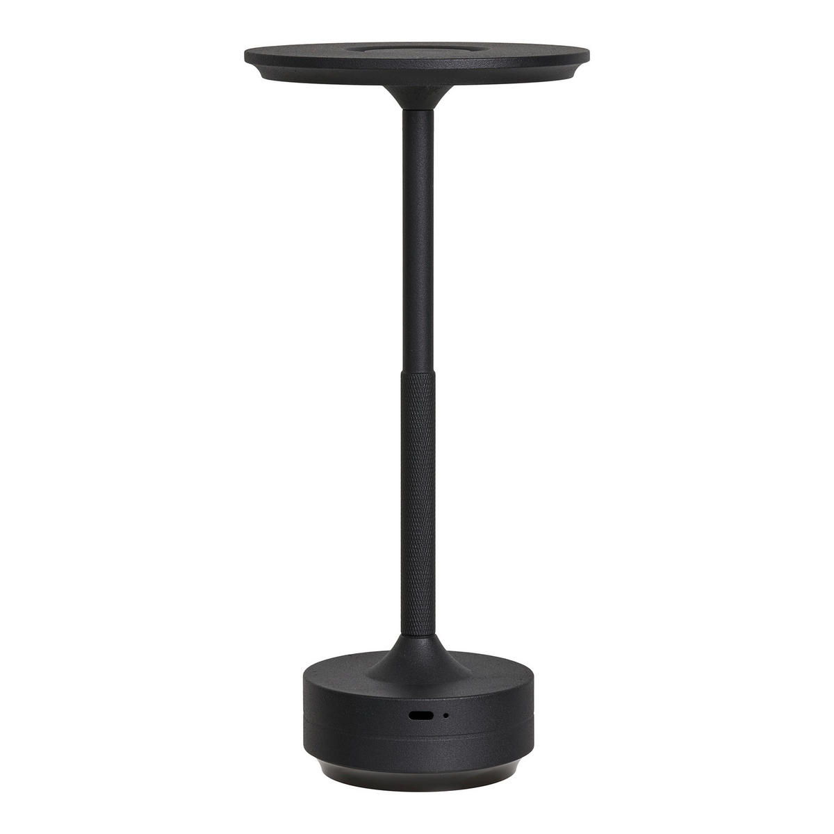 AKKU-TISCHLEUCHTE 13/28.5/13 cm   - Schwarz, Design, Metall (13/28.5/13cm)