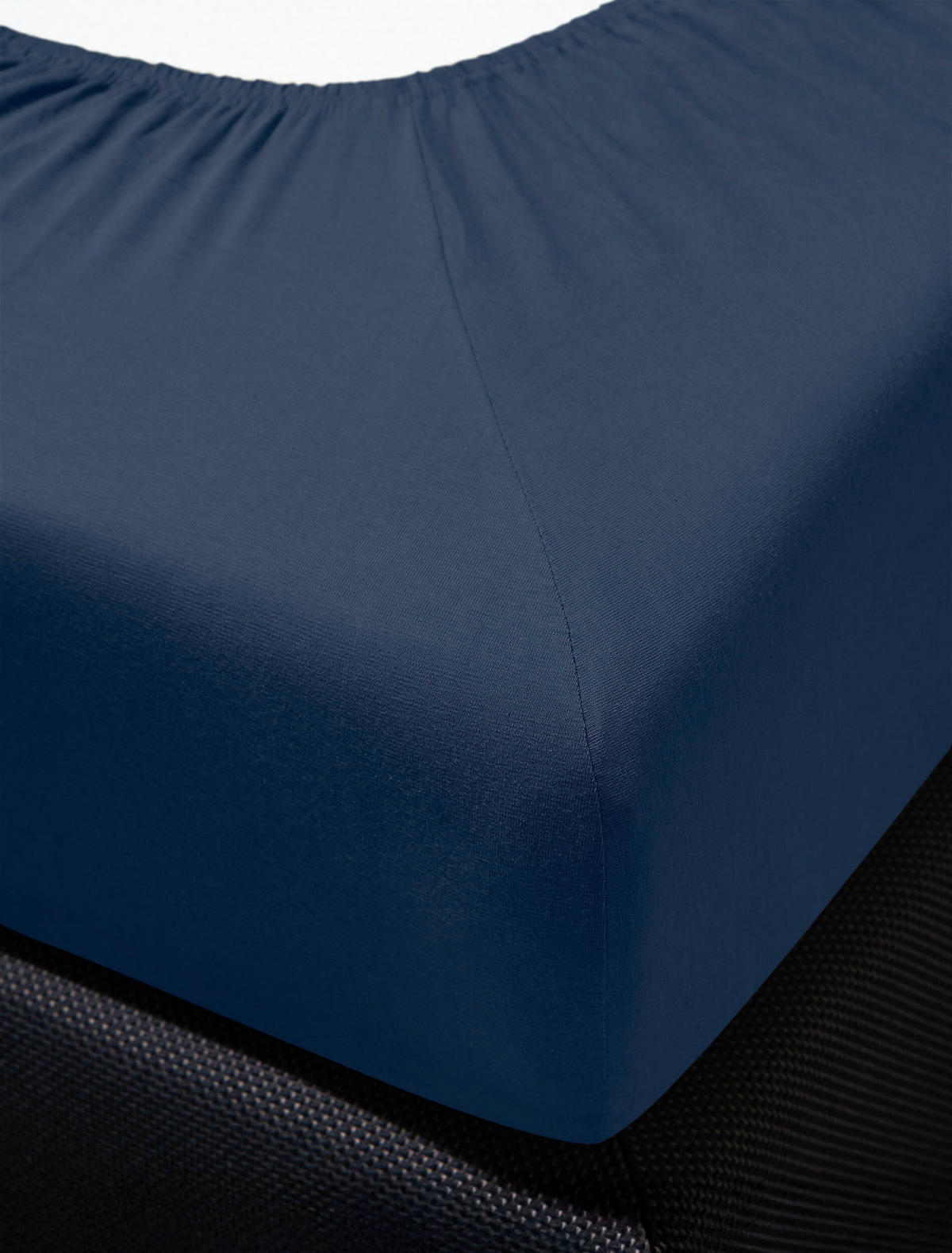 SPANNLEINTUCH 180-200/200 cm Jersey  - Blau, KONVENTIONELL, Textil (180-200/200cm) - Irisette