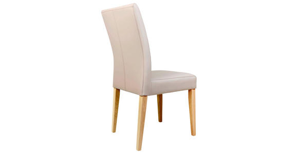 STUHL in Holz, Textil Schlammfarben, Eichefarben - Schlammfarben/Eichefarben, KONVENTIONELL, Holz/Textil (48/95/63cm) - Voleo
