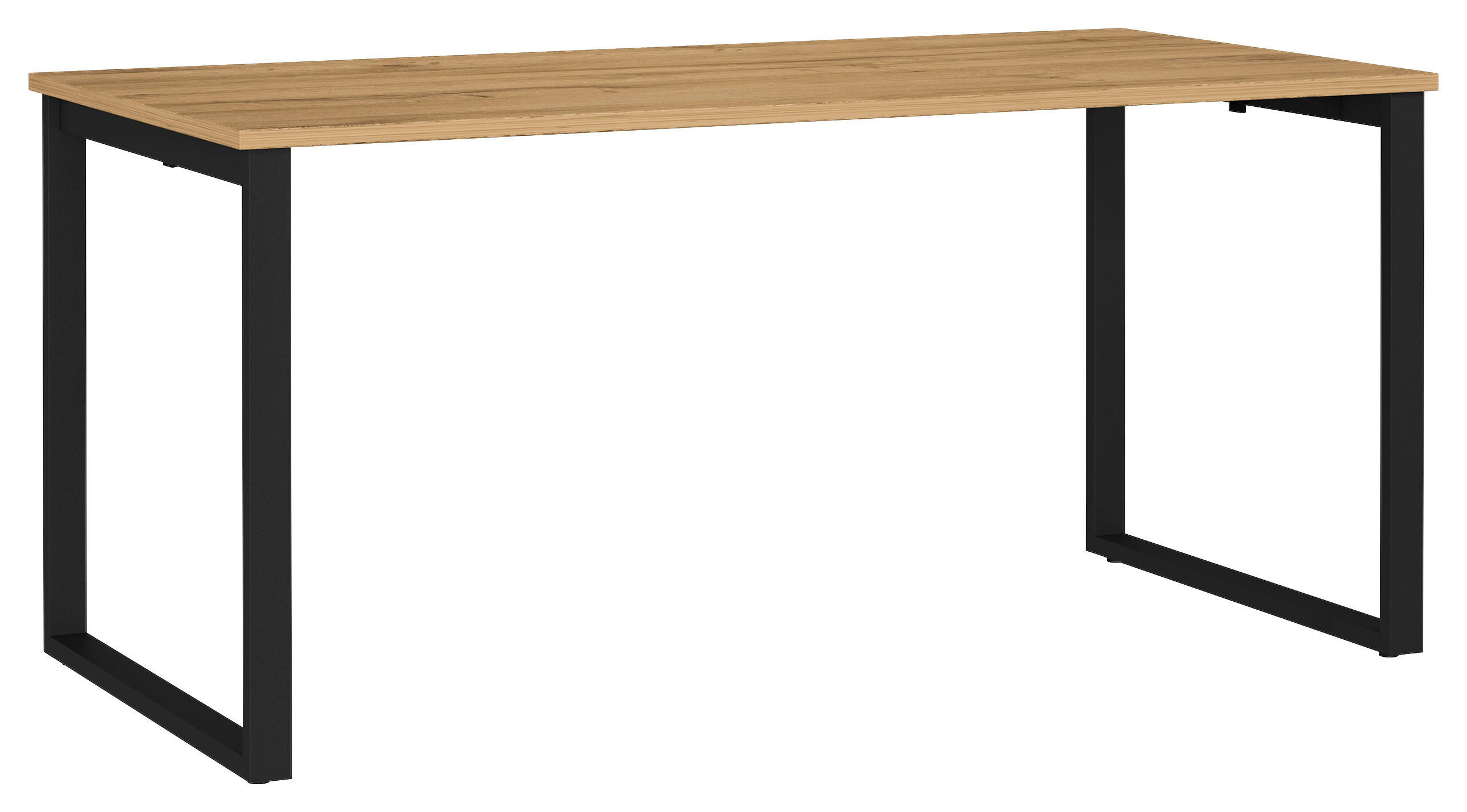 Novel Schreibtisch Gw-Tivolo Schwarz, Eiche 80x75x160 cm