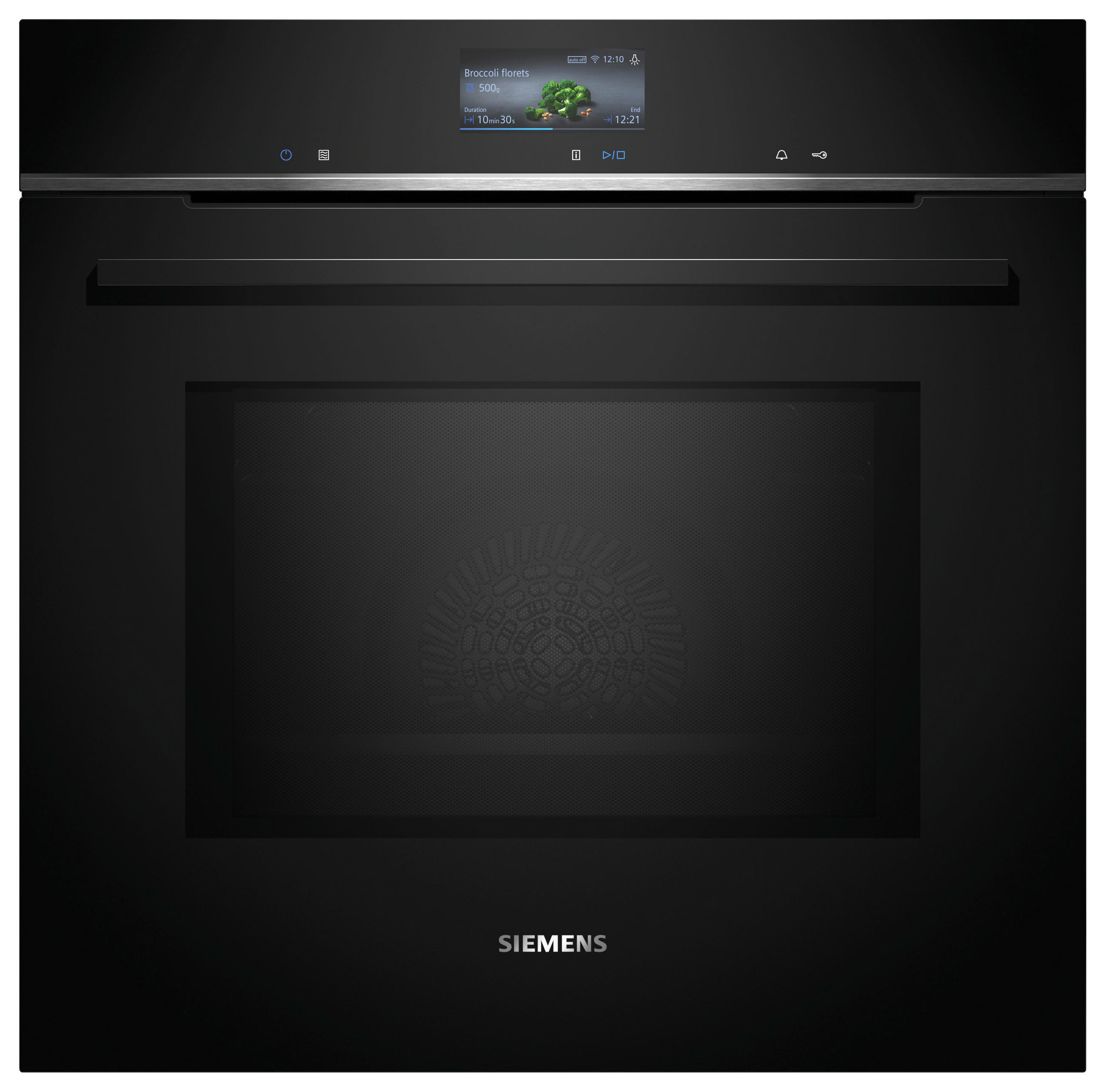 Siemens Einbaubackofen iQ700 Schwarz 59.4x59.5x54.8 cm